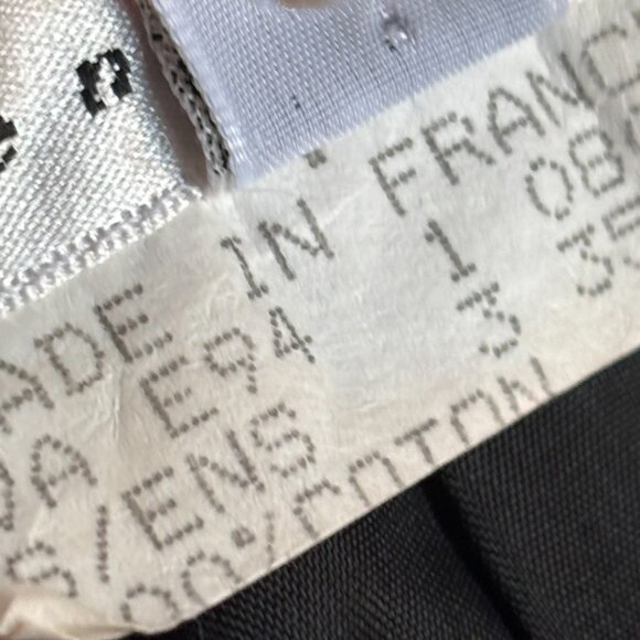 1990s Yves Saint Laurent Encore Striped Cotton Career Suit - Picture 11 of 12